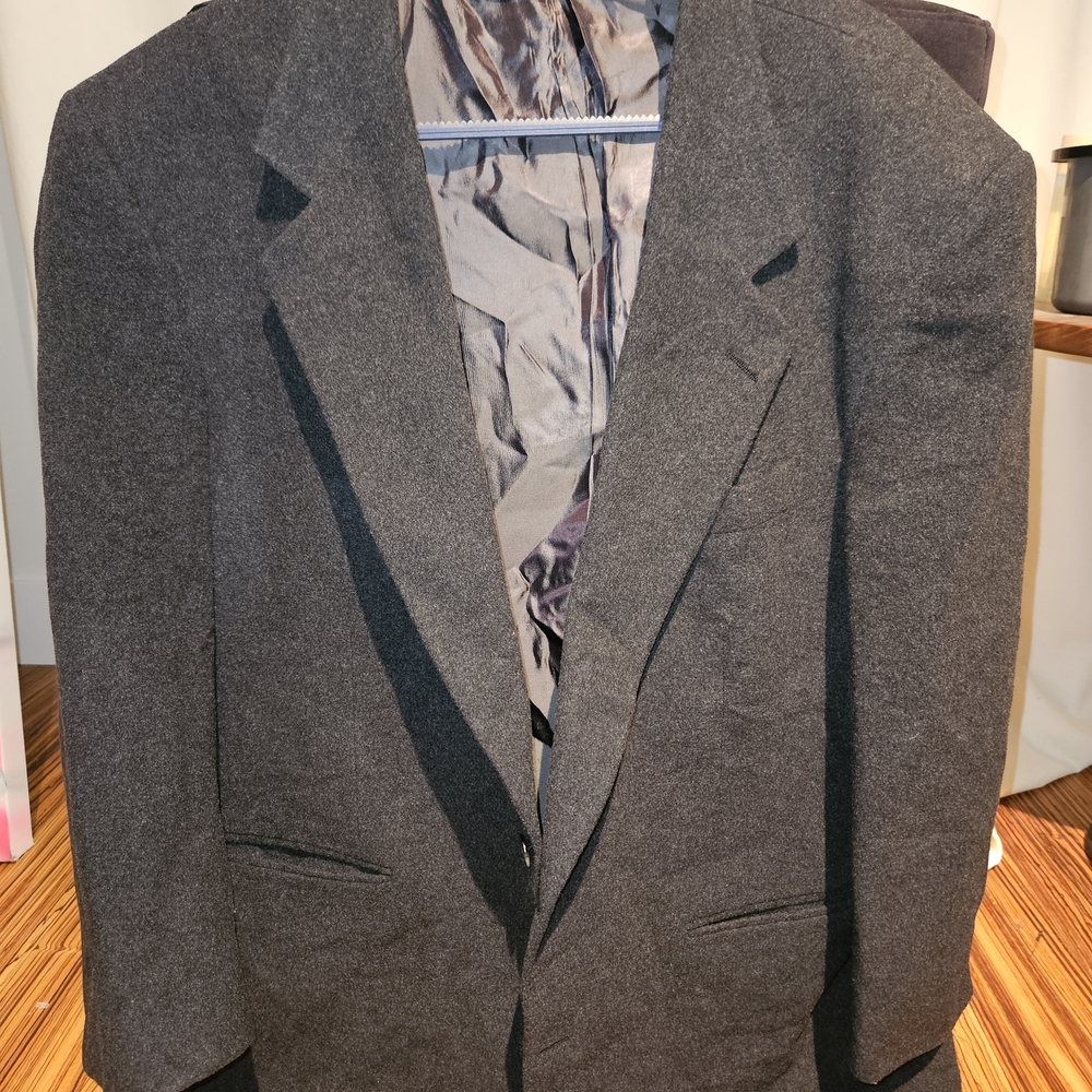 Sophisticated Harry Rosen Vintage Charcoal Men's Blazer